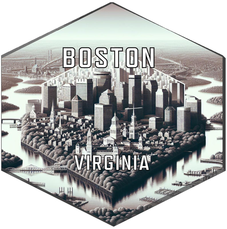 Boston Virginia Travel Destination Souvenir Vinyl Decal Sticker 6-Inch
