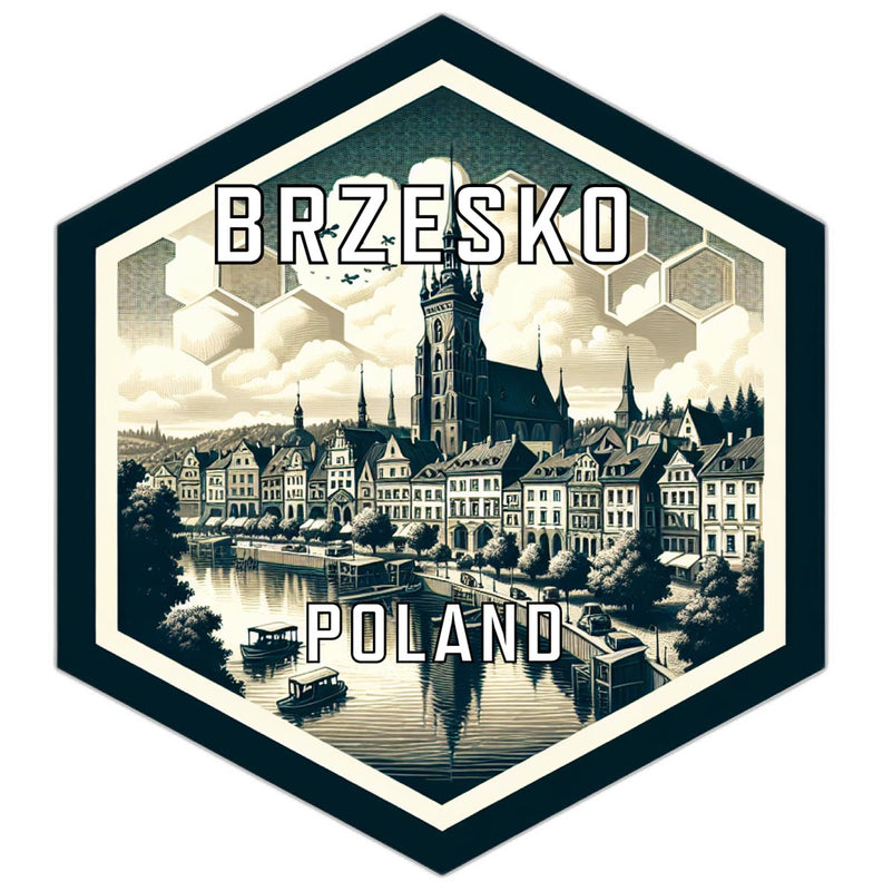 Brzesko Poland Travel Destination Souvenir Vinyl Decal Sticker 6-Inch