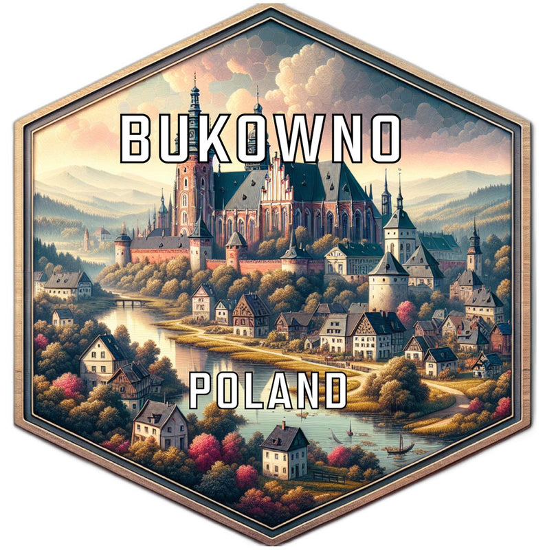Bukowno Poland Travel Destination Souvenir Vinyl Decal Sticker 2-Inch