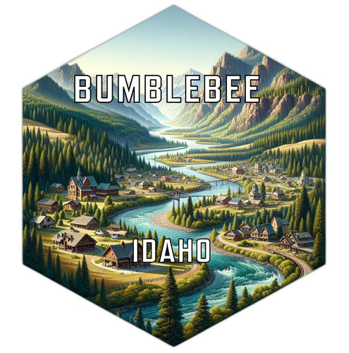 Bumblebee Idaho Travel Destination Souvenir Vinyl Decal Sticker 2-Inch