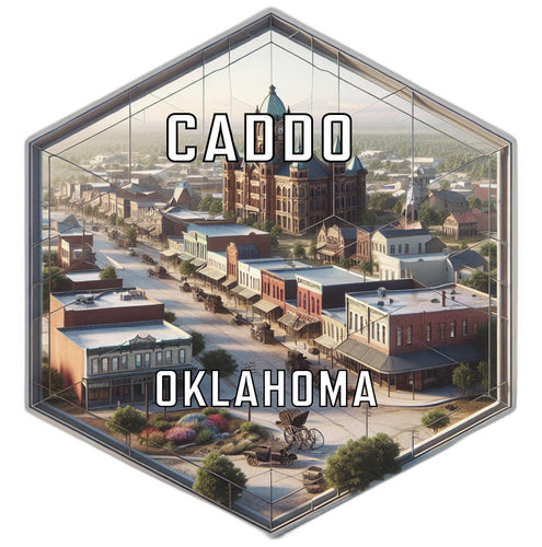 Caddo Oklahoma Travel Destination Souvenir Vinyl Decal Sticker 2-Inch