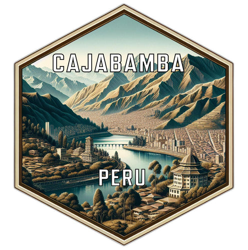 Cajabamba Peru Travel Destination Souvenir Vinyl Decal Sticker 2-Inch