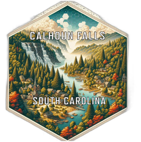 Calhoun Falls South Carolina Travel Destination Souvenir Vinyl Decal Sticker 2-Inch