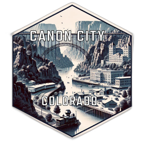Canon City Colorado Travel Destination Souvenir Vinyl Decal Sticker 2-Inch