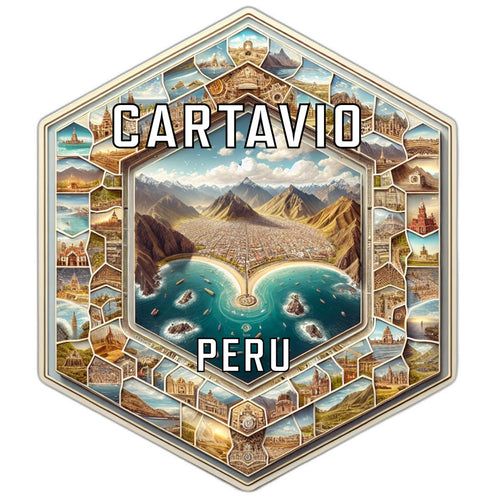 Cartavio Peru Travel Destination Souvenir Vinyl Decal Sticker 2-Inch