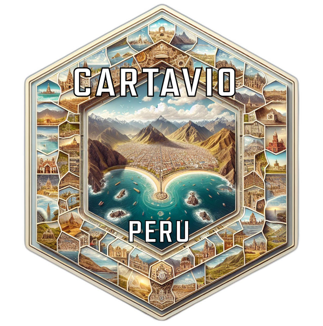 Cartavio Peru Travel Destination Souvenir Vinyl Decal Sticker 2-Inch