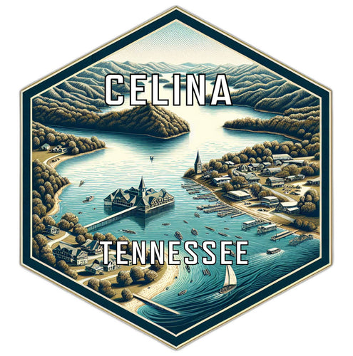 Celina Tennessee Travel Destination Souvenir Vinyl Decal Sticker 2-Inch