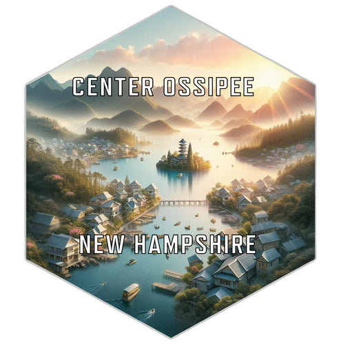 Center Ossipee New Hampshire Travel Destination Souvenir Vinyl Decal Sticker 6-Inch