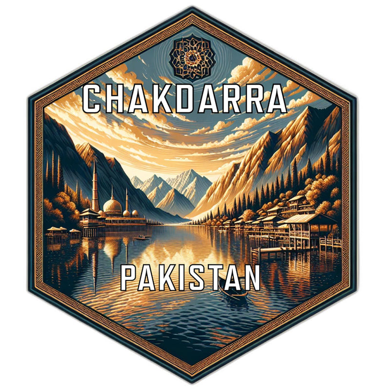 Chakdarra Pakistan Travel Destination Souvenir Vinyl Decal Sticker 2-Inch