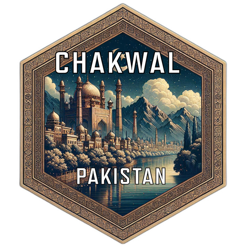 Chakwal Pakistan Travel Destination Souvenir Vinyl Decal Sticker 2-Inch