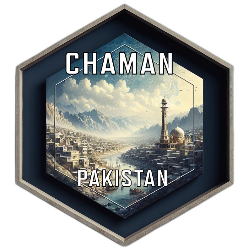 Chaman Pakistan Travel Destination Souvenir Vinyl Decal Sticker 2-Inch