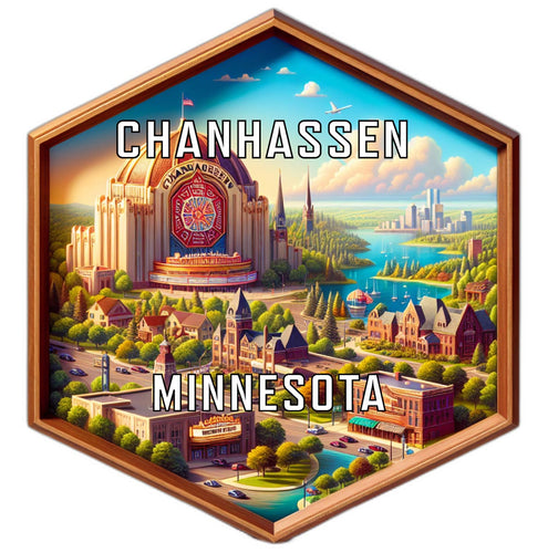 Chanhassen Minnesota Travel Destination Souvenir Vinyl Decal Sticker 6-Inch