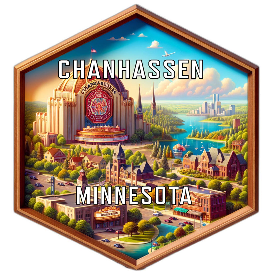 Chanhassen Minnesota Travel Destination Souvenir Vinyl Decal Sticker 6-Inch