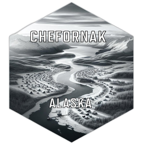 Chefornak Alaska Travel Destination Souvenir Vinyl Decal Sticker 4-Inch