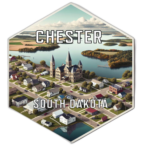 Chester South Dakota Travel Destination Souvenir Vinyl Decal Sticker 2-Inch