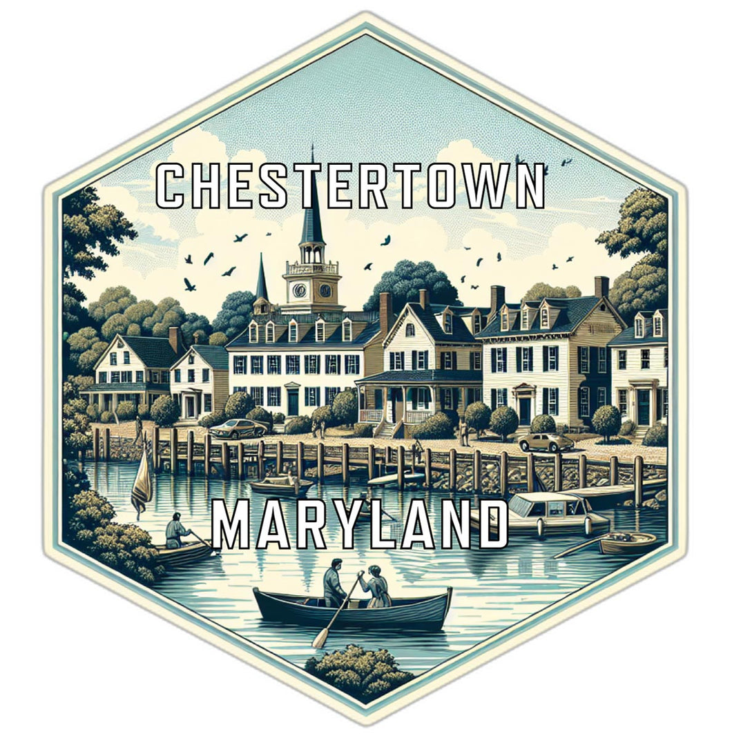 Chestertown Maryland Travel Destination Souvenir Vinyl Decal Sticker 2-Inch