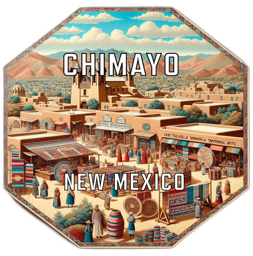 Chimayo New Mexico Travel Destination Souvenir Vinyl Decal Sticker 2-Inch