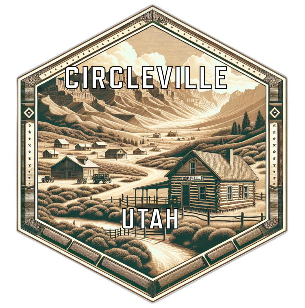 Circleville Utah Travel Destination Souvenir Vinyl Decal Sticker 2-Inch
