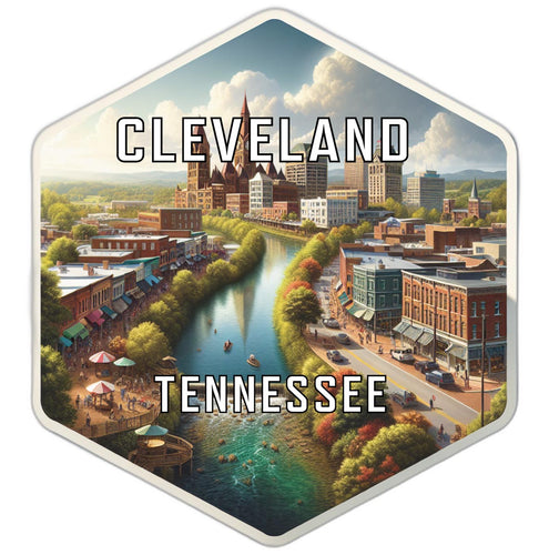 Cleveland Tennessee Travel Destination Souvenir Vinyl Decal Sticker 6-Inch