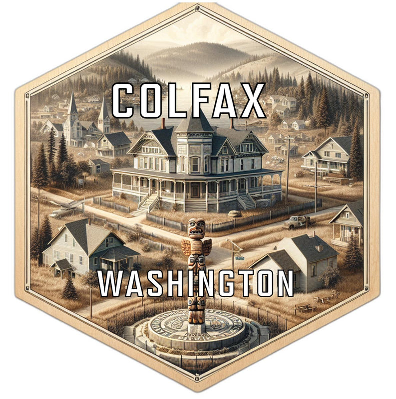Colfax Washington Travel Destination Souvenir Vinyl Decal Sticker 2-Inch