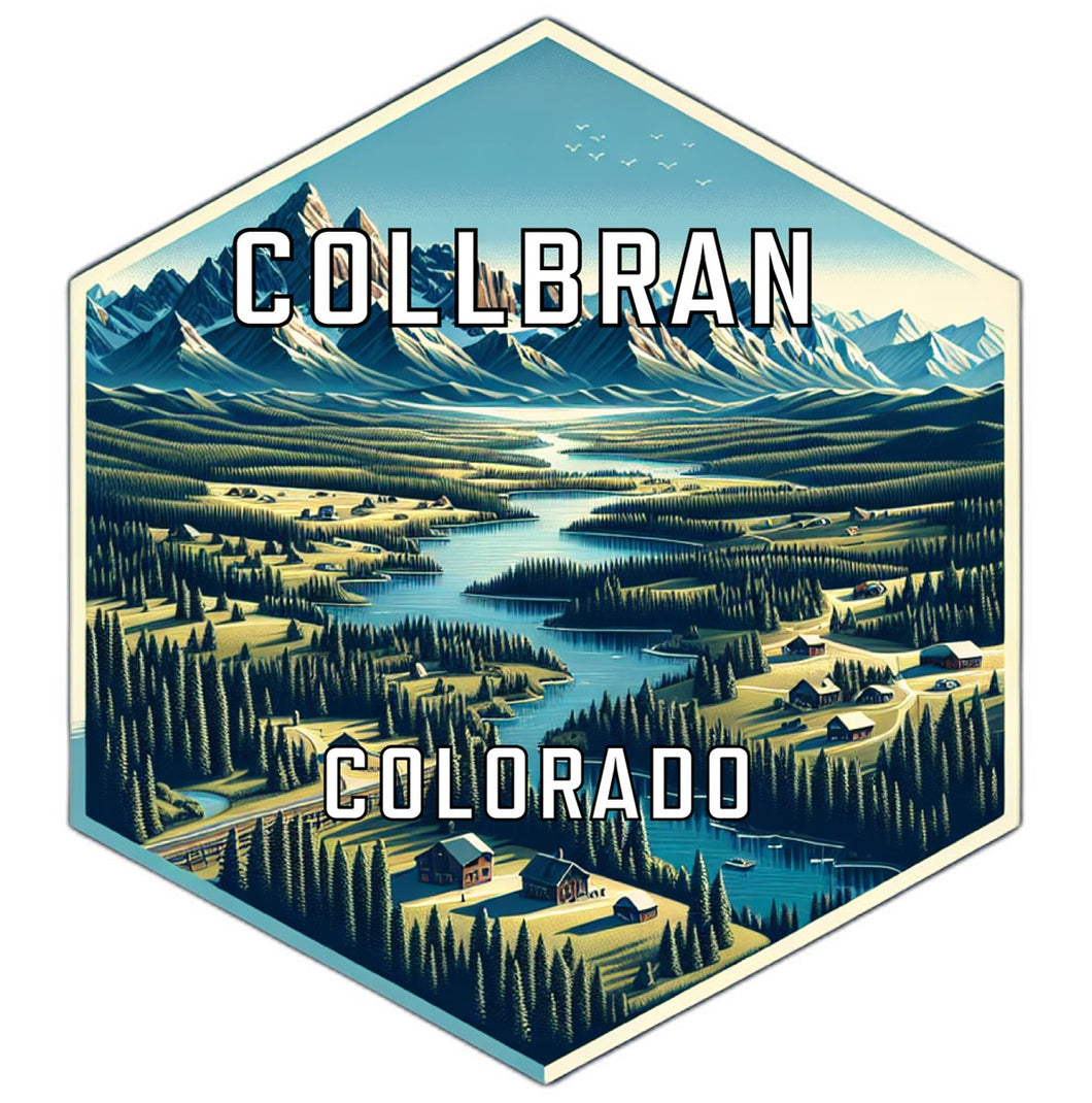 Collbran Colorado Travel Destination Souvenir Vinyl Decal Sticker 2-Inch