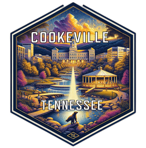 Cookeville Tennessee Travel Destination Souvenir Vinyl Decal Sticker 2-Inch
