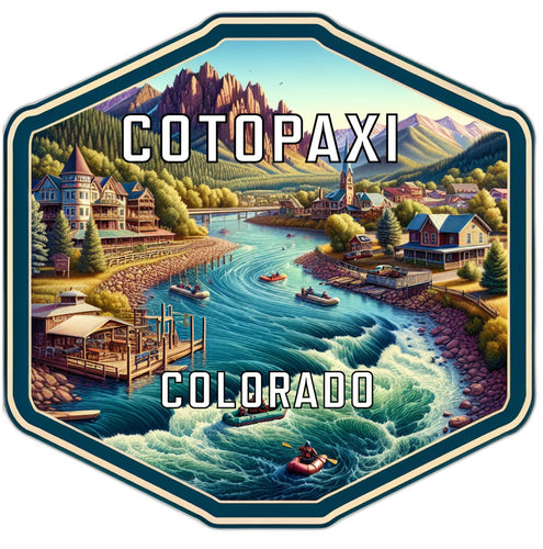 Cotopaxi Colorado Travel Destination Souvenir Vinyl Decal Sticker 4-Inch