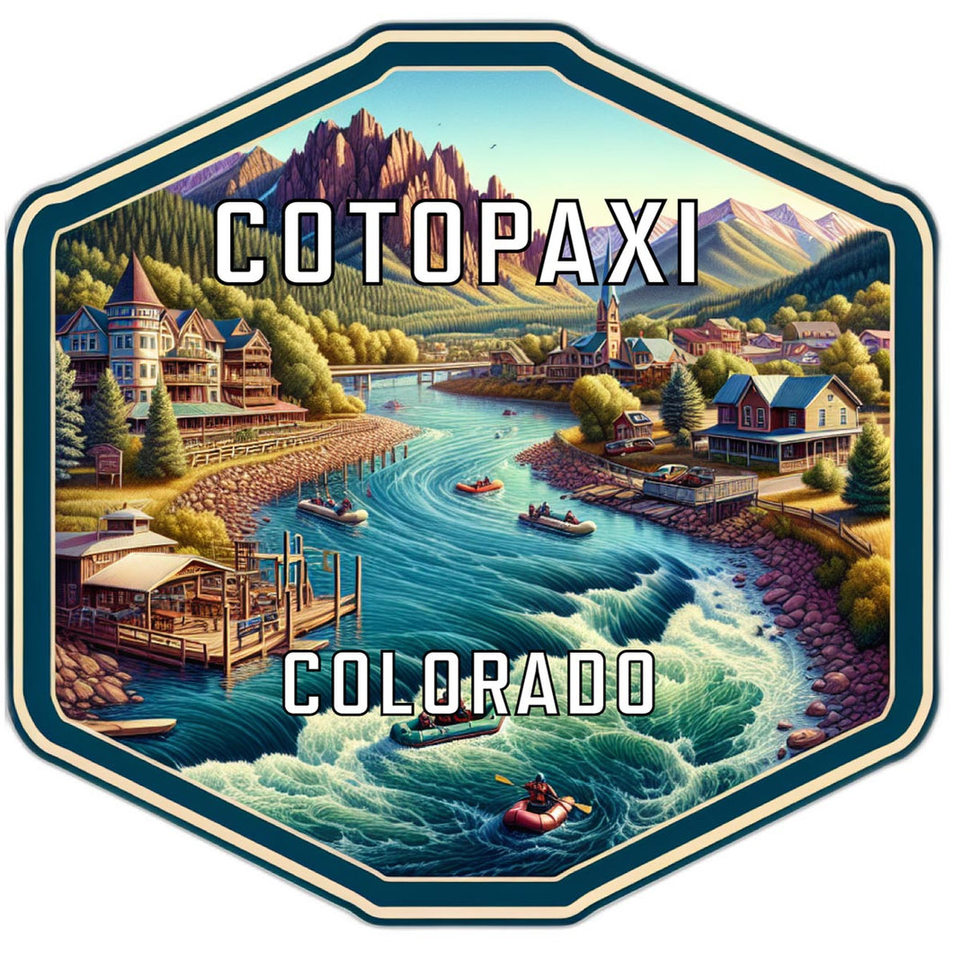 Cotopaxi Colorado Travel Destination Souvenir Vinyl Decal Sticker 4-Inch