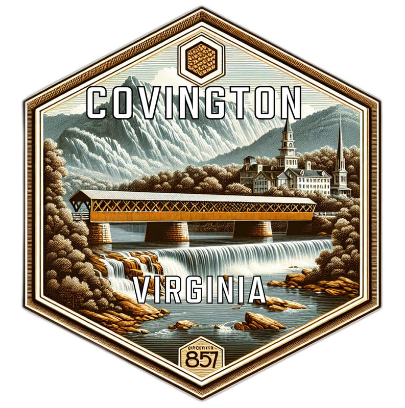 Covington Virginia Travel Destination Souvenir Vinyl Decal Sticker 2-Inch