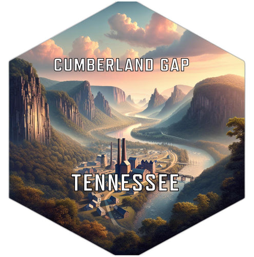 Cumberland Gap Tennessee Travel Destination Souvenir Vinyl Decal Sticker 2-Inch