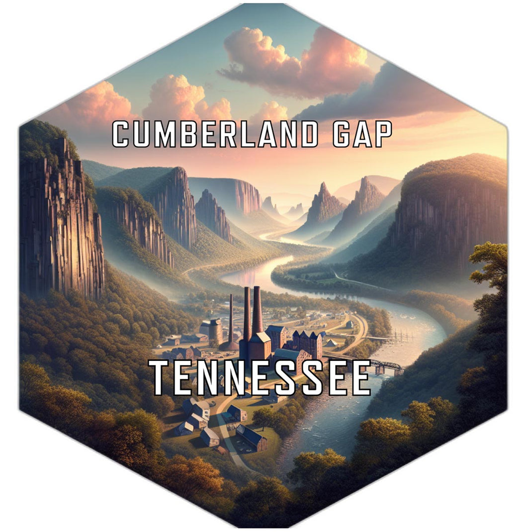 Cumberland Gap Tennessee Travel Destination Souvenir Vinyl Decal Sticker 2-Inch