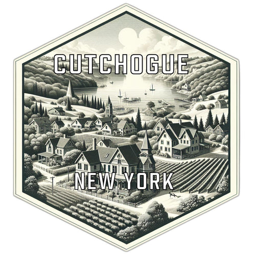 Cutchogue New York Travel Destination Souvenir Vinyl Decal Sticker 2-Inch