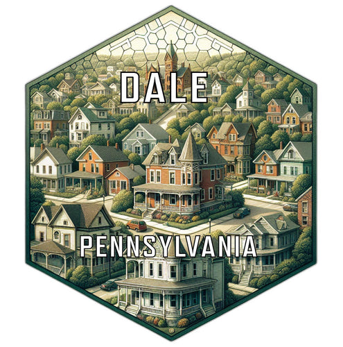Dale Pennsylvania Travel Destination Souvenir Vinyl Decal Sticker 6-Inch