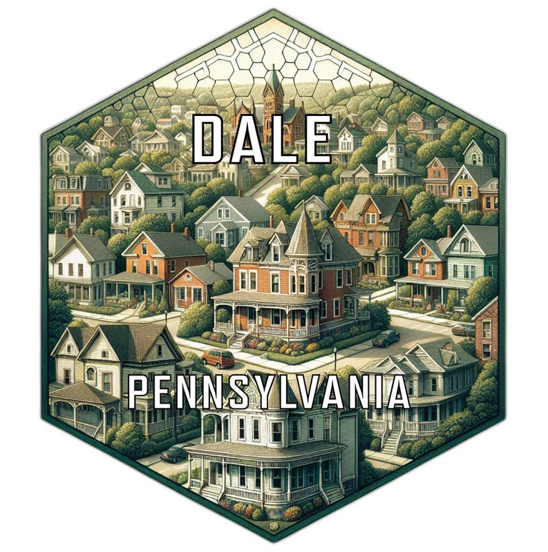Dale Pennsylvania Travel Destination Souvenir Vinyl Decal Sticker 6-Inch