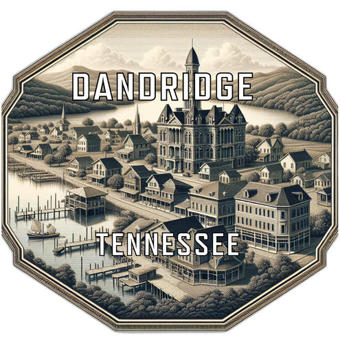 Dandridge Tennessee Travel Destination Souvenir Vinyl Decal Sticker 2-Inch