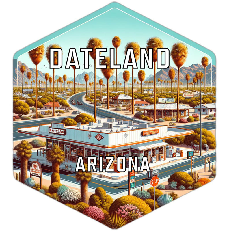 Dateland Arizona Travel Destination Souvenir Vinyl Decal Sticker 2-Inch