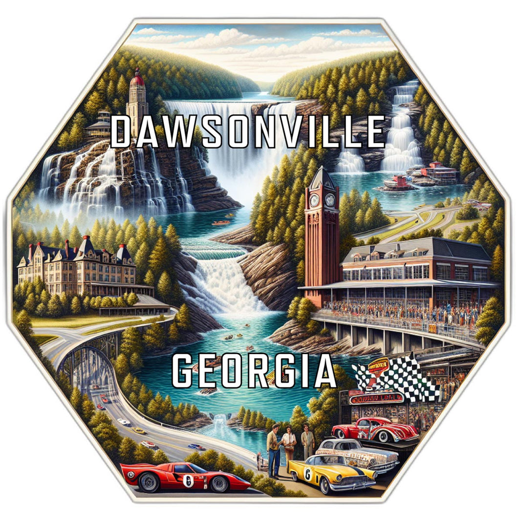 Dawsonville Georgia Travel Destination Souvenir Vinyl Decal Sticker 6-Inch