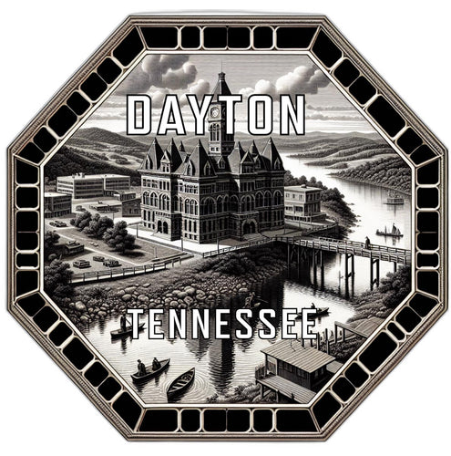 Dayton Tennessee Travel Destination Souvenir Vinyl Decal Sticker 4-Inch