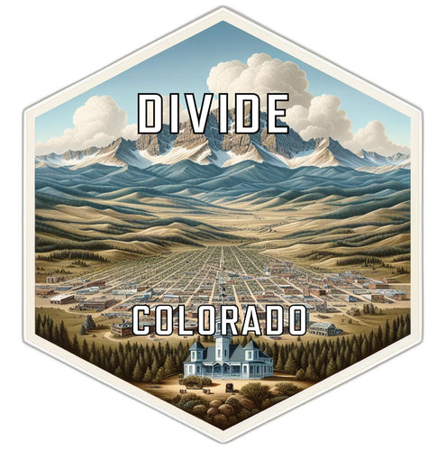 Divide Colorado Travel Destination Souvenir Vinyl Decal Sticker 4-Inch