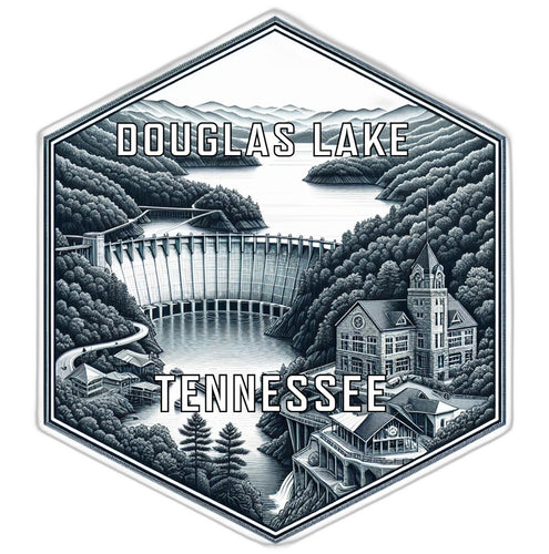 Douglas Lake Tennessee Travel Destination Souvenir Vinyl Decal Sticker 2-Inch