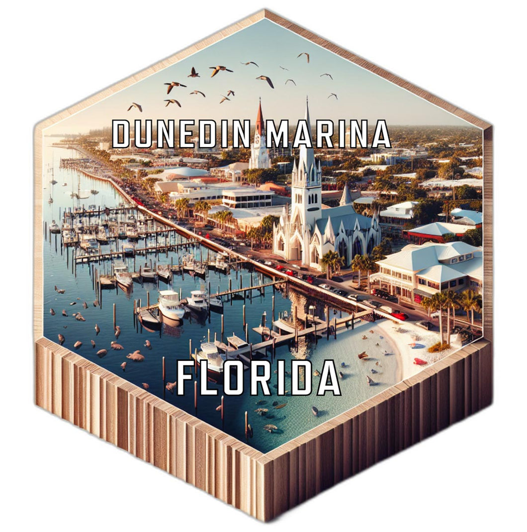 Dunedin Marina Florida Travel Destination Souvenir Vinyl Decal Sticker 2-Inch