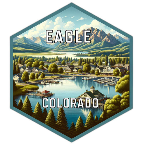 Eagle Colorado Travel Destination Souvenir Vinyl Decal Sticker 4-Inch
