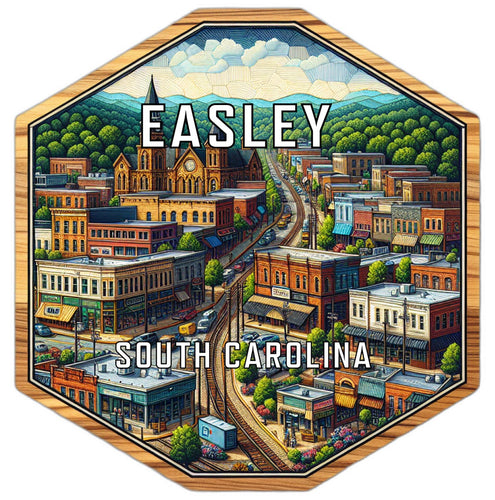 Easley South Carolina Travel Destination Souvenir Vinyl Decal Sticker 6-Inch