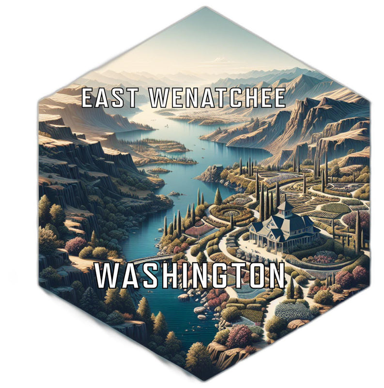 East Wenatchee Washington Travel Destination Souvenir Vinyl Decal Sticker 4-Inch