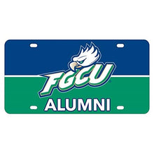 Load image into Gallery viewer, NCAA Florida Gulf Coast Eagles Metal License Plate - Lightweight, Sturdy &amp; Versatile
