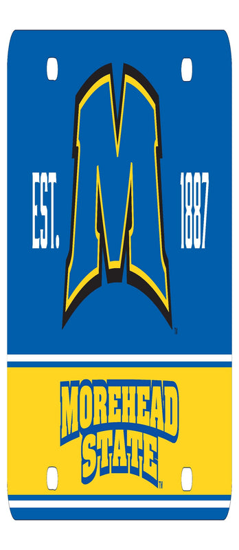 NCAA Morehead State University Metal License Plate - Lightweight, Sturdy & Versatile