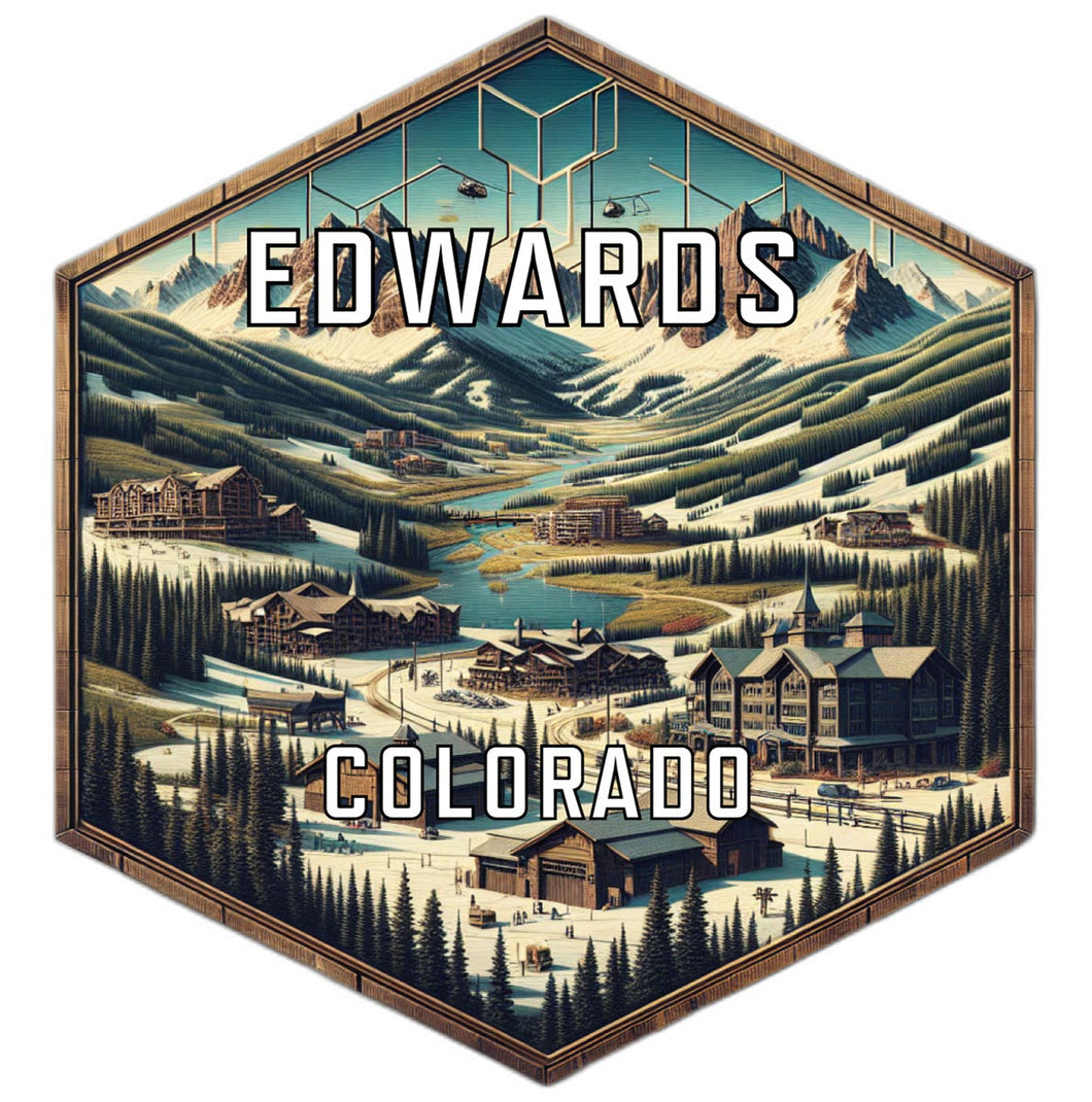 Edwards Colorado Travel Destination Souvenir Vinyl Decal Sticker 2-Inch