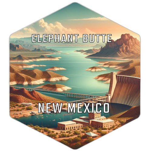 Elephant Butte New Mexico Travel Destination Souvenir Vinyl Decal Sticker 6-Inch