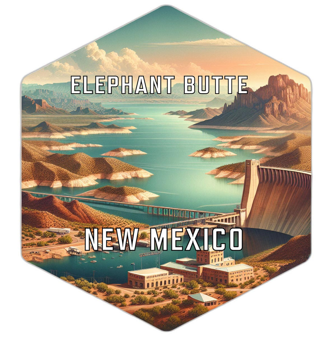 Elephant Butte New Mexico Travel Destination Souvenir Vinyl Decal Sticker 6-Inch