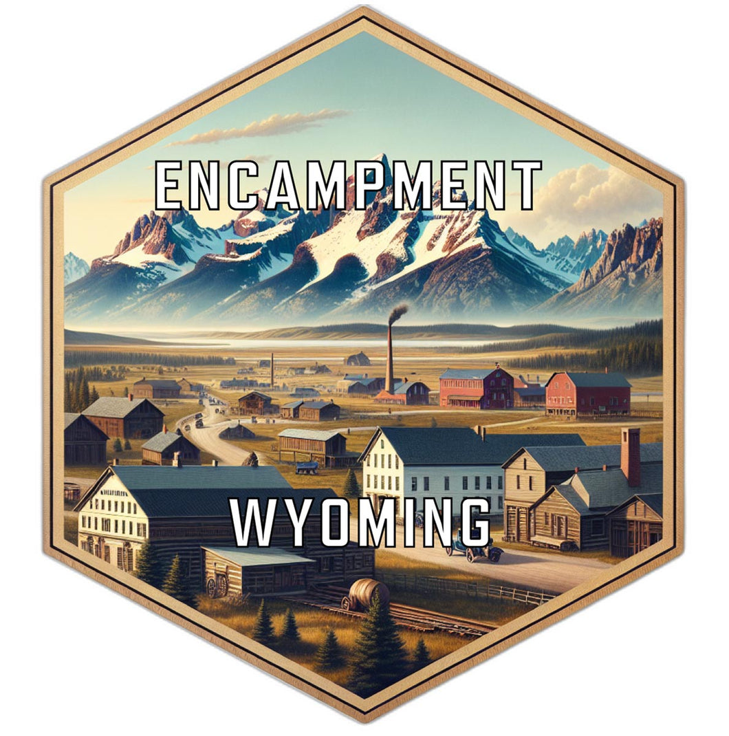 Encampment Wyoming Travel Destination Souvenir Vinyl Decal Sticker 2-Inch